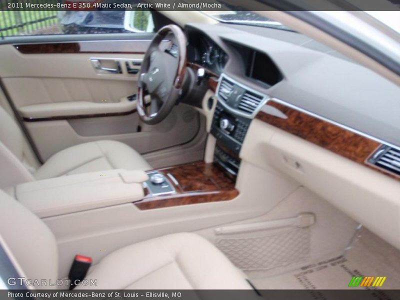 Arctic White / Almond/Mocha 2011 Mercedes-Benz E 350 4Matic Sedan
