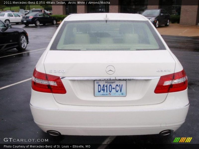 Arctic White / Almond/Mocha 2011 Mercedes-Benz E 350 4Matic Sedan