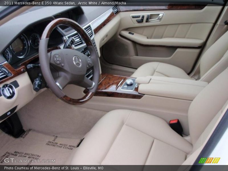 Arctic White / Almond/Mocha 2011 Mercedes-Benz E 350 4Matic Sedan