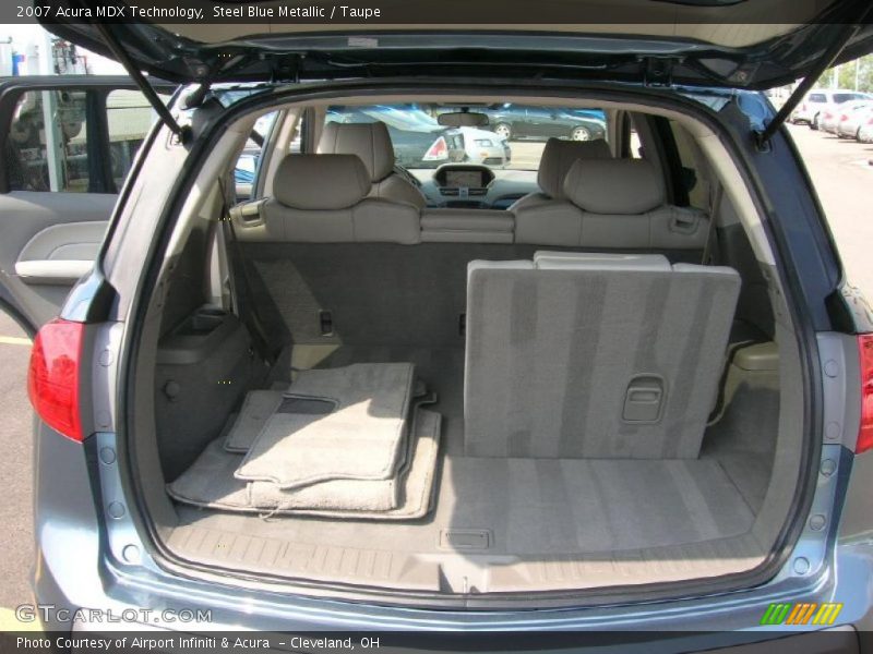 Steel Blue Metallic / Taupe 2007 Acura MDX Technology