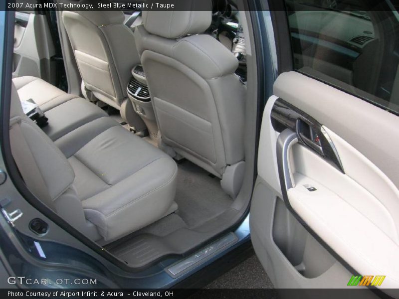 Steel Blue Metallic / Taupe 2007 Acura MDX Technology