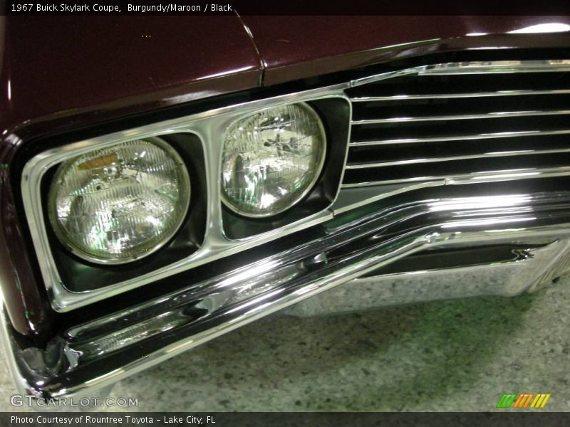 Burgundy/Maroon / Black 1967 Buick Skylark Coupe