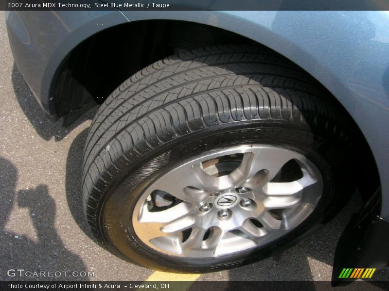 Steel Blue Metallic / Taupe 2007 Acura MDX Technology