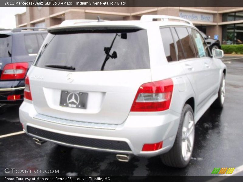 Iridium Silver Metallic / Black 2011 Mercedes-Benz GLK 350 4Matic
