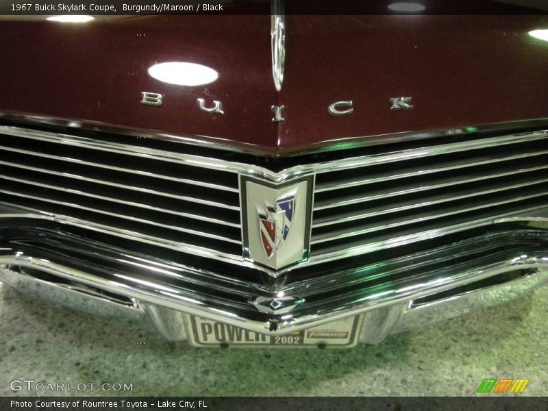 Burgundy/Maroon / Black 1967 Buick Skylark Coupe
