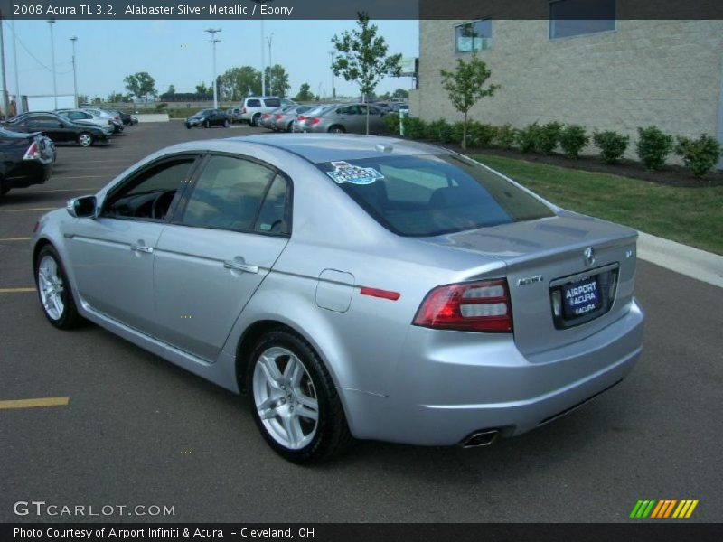 Alabaster Silver Metallic / Ebony 2008 Acura TL 3.2