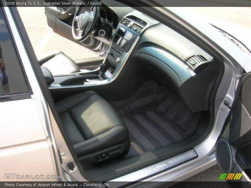 Alabaster Silver Metallic / Ebony 2008 Acura TL 3.2