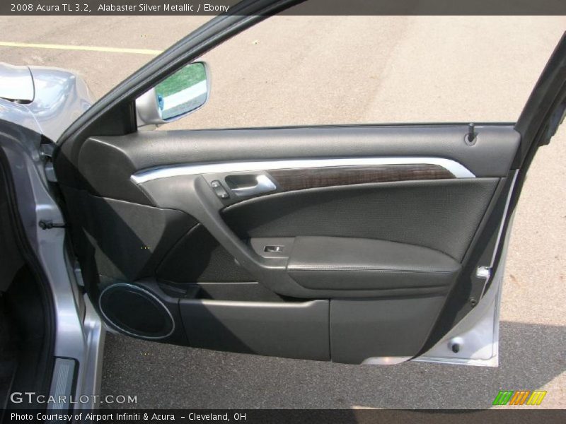 Alabaster Silver Metallic / Ebony 2008 Acura TL 3.2