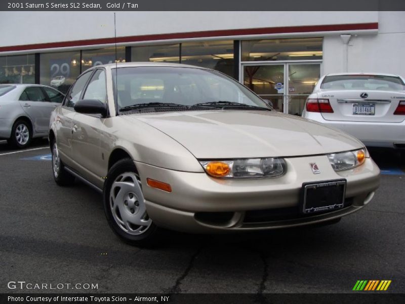 Gold / Tan 2001 Saturn S Series SL2 Sedan