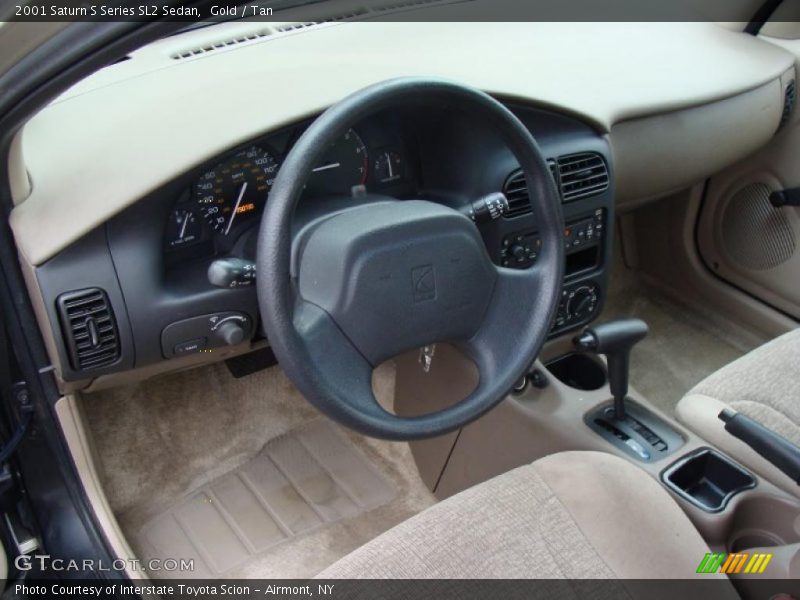 Gold / Tan 2001 Saturn S Series SL2 Sedan
