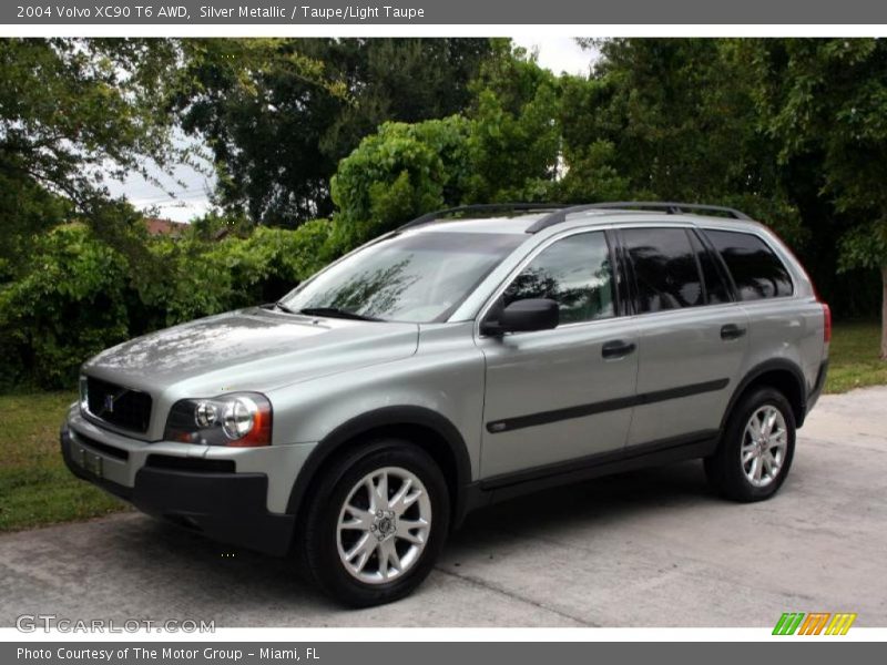 Silver Metallic / Taupe/Light Taupe 2004 Volvo XC90 T6 AWD