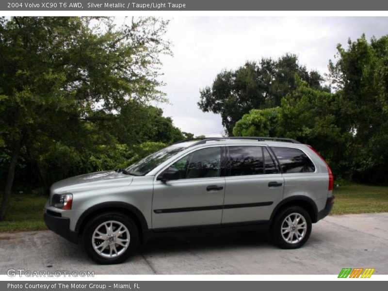 Silver Metallic / Taupe/Light Taupe 2004 Volvo XC90 T6 AWD