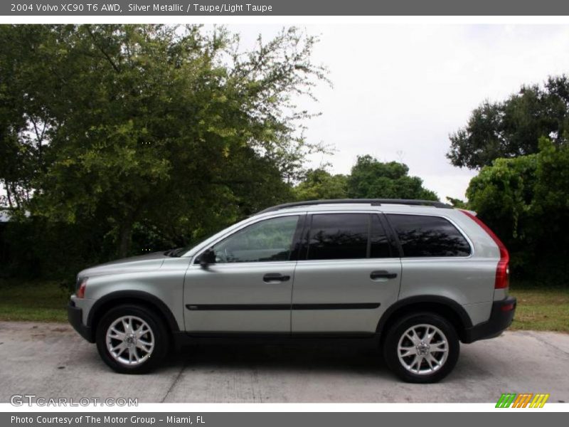 Silver Metallic / Taupe/Light Taupe 2004 Volvo XC90 T6 AWD