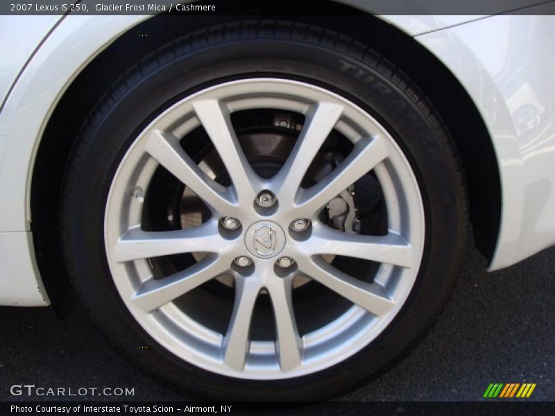 Glacier Frost Mica / Cashmere 2007 Lexus IS 250