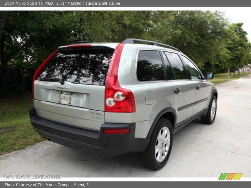 Silver Metallic / Taupe/Light Taupe 2004 Volvo XC90 T6 AWD