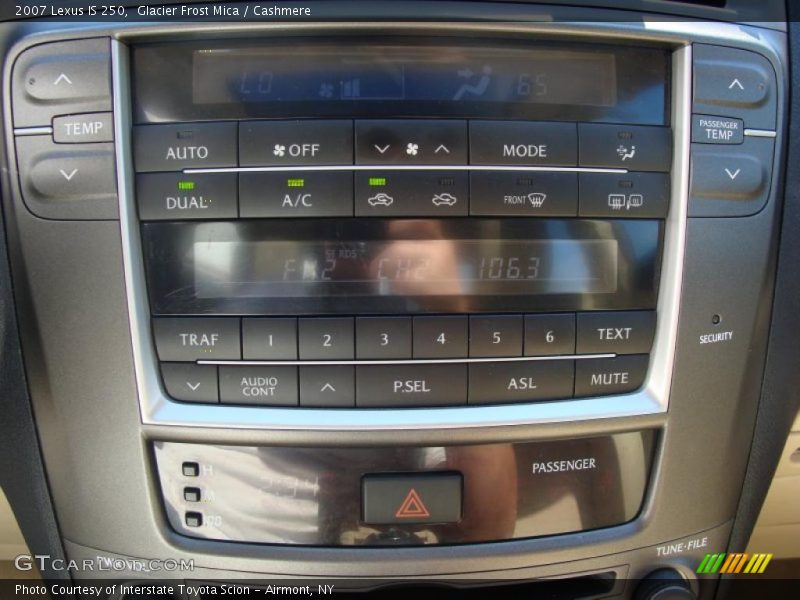Glacier Frost Mica / Cashmere 2007 Lexus IS 250