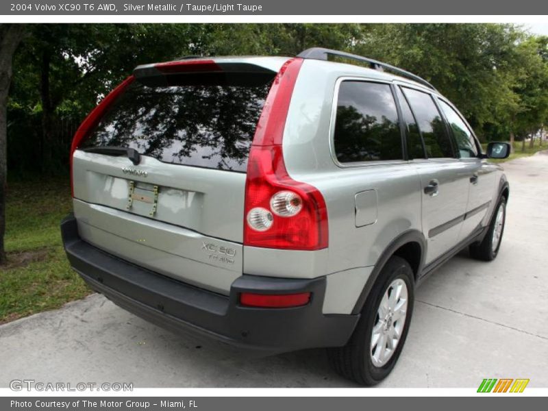 Silver Metallic / Taupe/Light Taupe 2004 Volvo XC90 T6 AWD