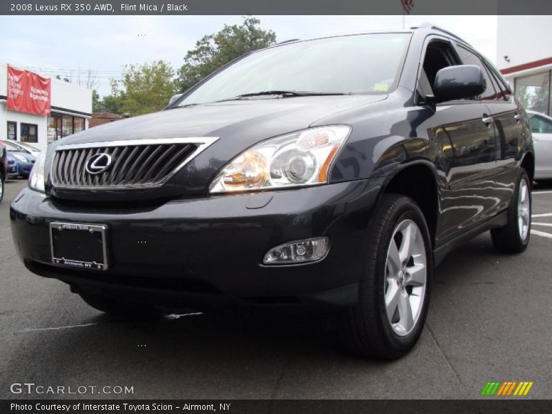 Flint Mica / Black 2008 Lexus RX 350 AWD