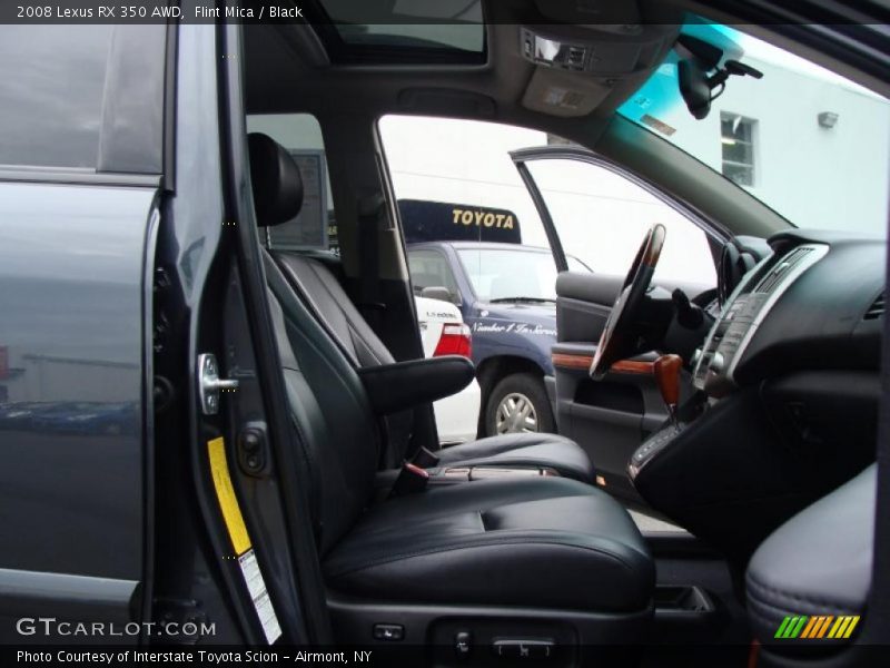 Flint Mica / Black 2008 Lexus RX 350 AWD