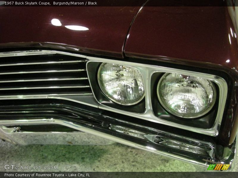 Burgundy/Maroon / Black 1967 Buick Skylark Coupe