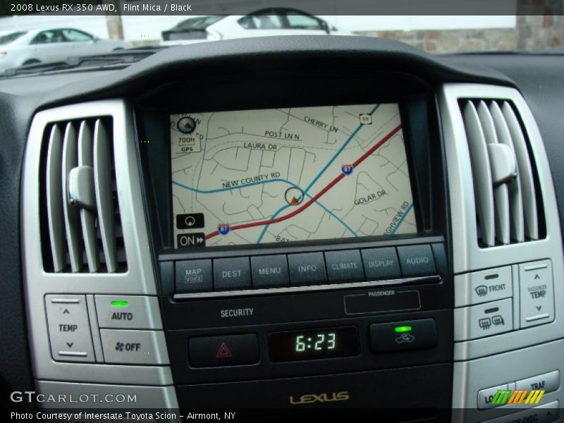 Flint Mica / Black 2008 Lexus RX 350 AWD