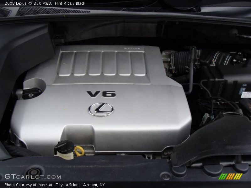 Flint Mica / Black 2008 Lexus RX 350 AWD