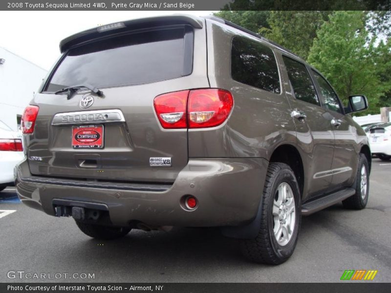 Pyrite Gray Mica / Sand Beige 2008 Toyota Sequoia Limited 4WD