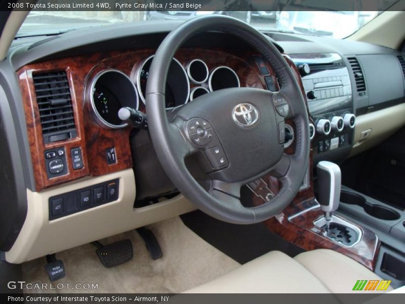 Pyrite Gray Mica / Sand Beige 2008 Toyota Sequoia Limited 4WD