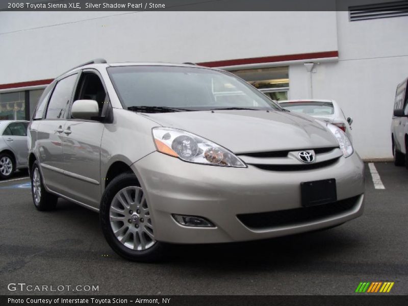 Silver Shadow Pearl / Stone 2008 Toyota Sienna XLE
