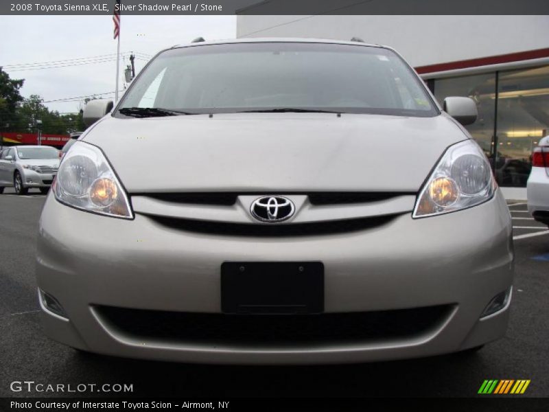 Silver Shadow Pearl / Stone 2008 Toyota Sienna XLE