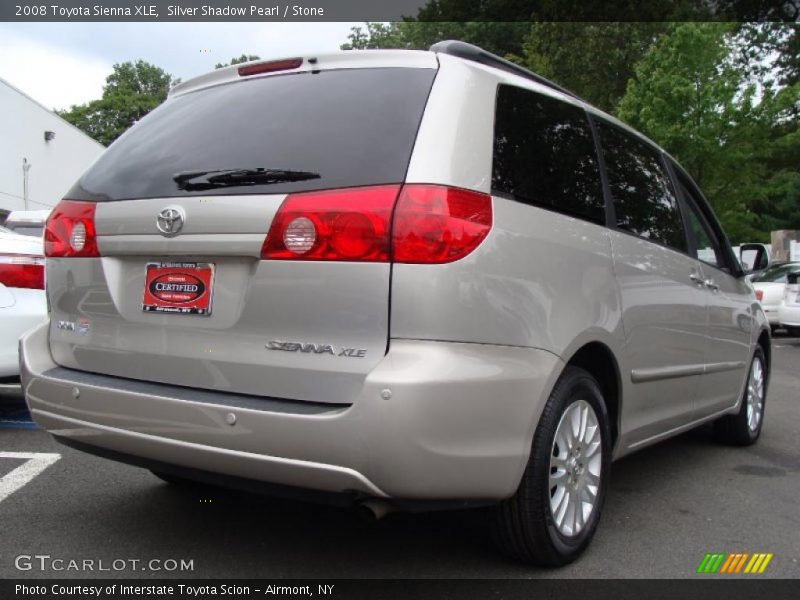 Silver Shadow Pearl / Stone 2008 Toyota Sienna XLE
