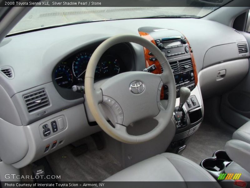 Silver Shadow Pearl / Stone 2008 Toyota Sienna XLE