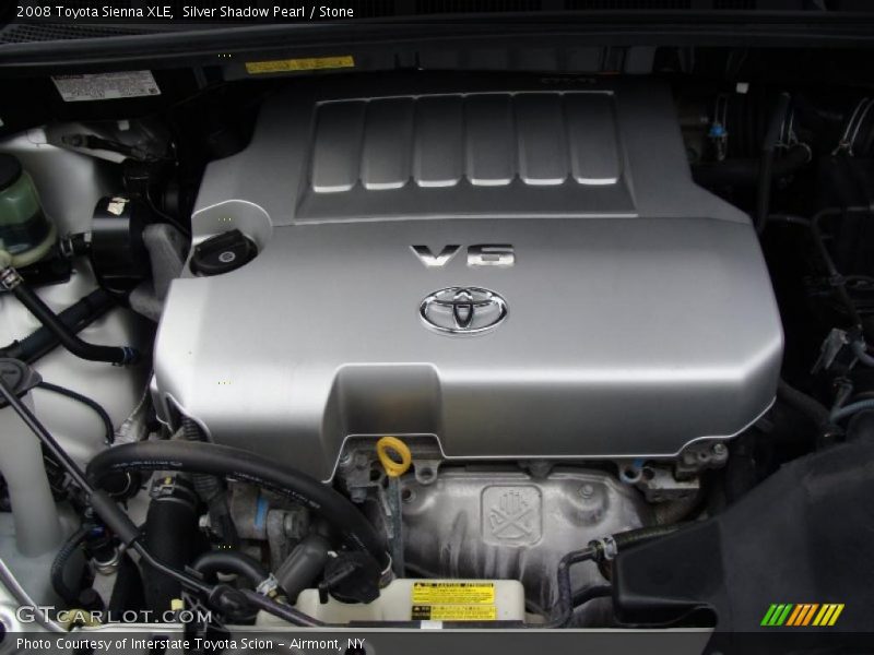 Silver Shadow Pearl / Stone 2008 Toyota Sienna XLE