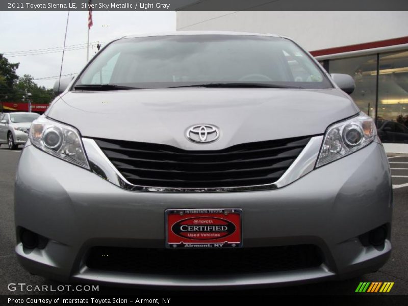 Silver Sky Metallic / Light Gray 2011 Toyota Sienna LE