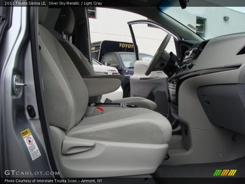 Silver Sky Metallic / Light Gray 2011 Toyota Sienna LE