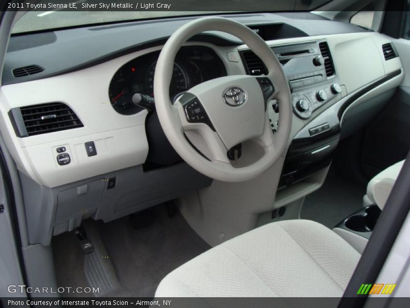 Silver Sky Metallic / Light Gray 2011 Toyota Sienna LE