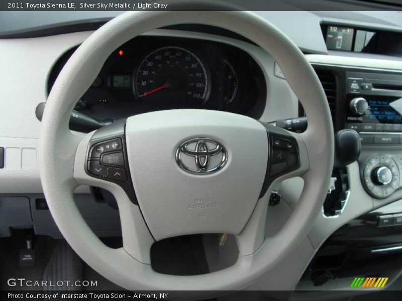 Silver Sky Metallic / Light Gray 2011 Toyota Sienna LE