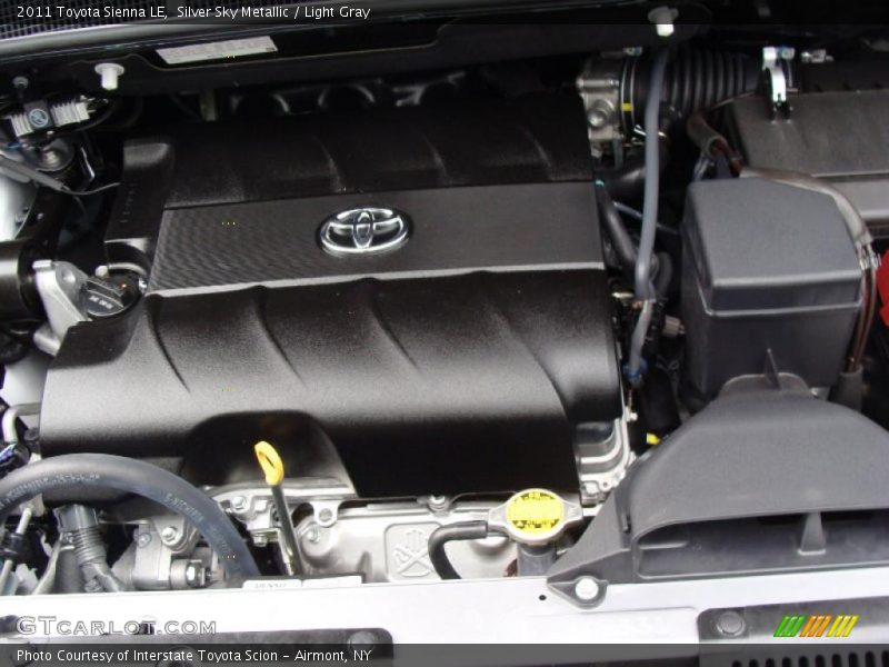 Silver Sky Metallic / Light Gray 2011 Toyota Sienna LE