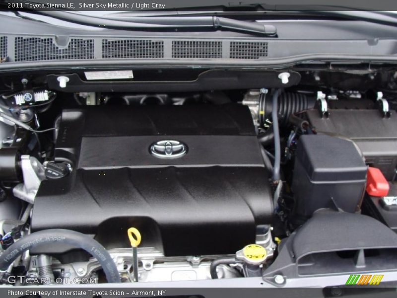 Silver Sky Metallic / Light Gray 2011 Toyota Sienna LE