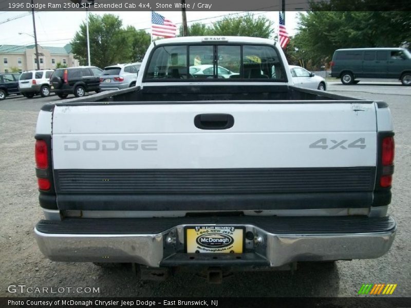 Stone White / Gray 1996 Dodge Ram 2500 SLT Extended Cab 4x4