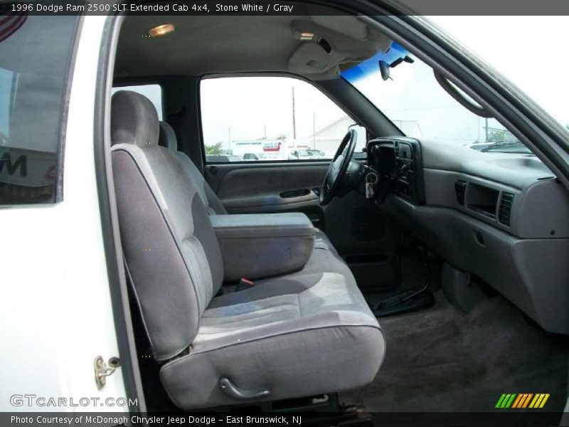 Stone White / Gray 1996 Dodge Ram 2500 SLT Extended Cab 4x4