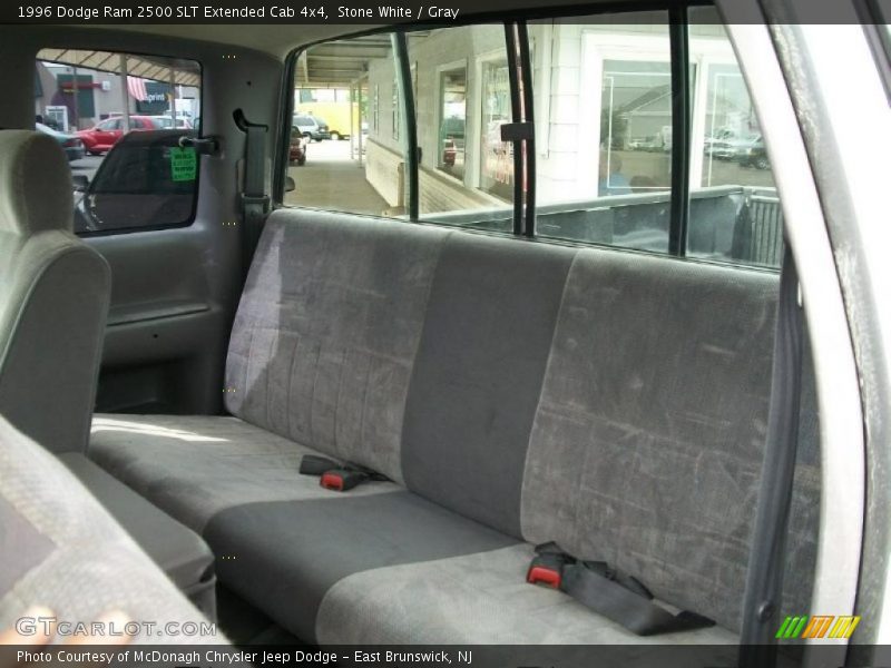 Stone White / Gray 1996 Dodge Ram 2500 SLT Extended Cab 4x4