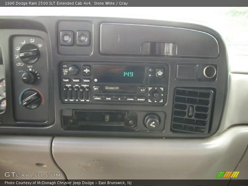Stone White / Gray 1996 Dodge Ram 2500 SLT Extended Cab 4x4