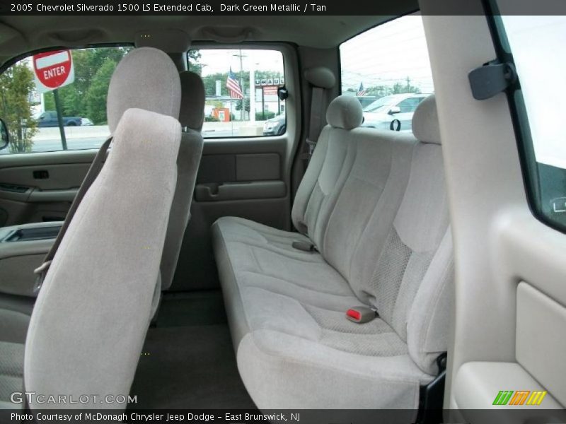 Dark Green Metallic / Tan 2005 Chevrolet Silverado 1500 LS Extended Cab