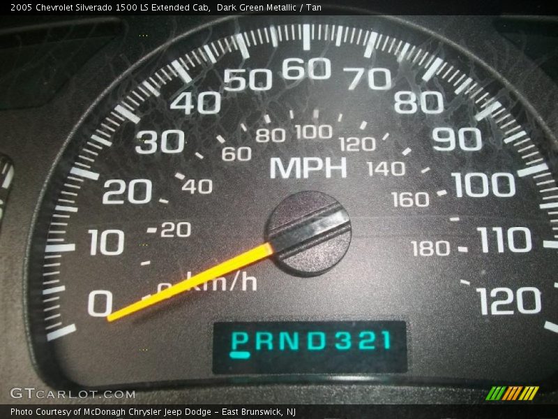 Dark Green Metallic / Tan 2005 Chevrolet Silverado 1500 LS Extended Cab