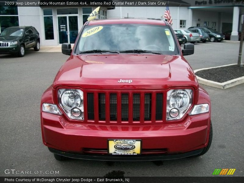 Inferno Red Crystal Pearl / Dark Slate Gray 2009 Jeep Liberty Rocky Mountain Edition 4x4