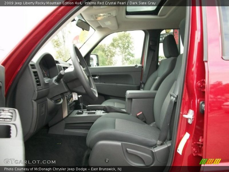 Inferno Red Crystal Pearl / Dark Slate Gray 2009 Jeep Liberty Rocky Mountain Edition 4x4