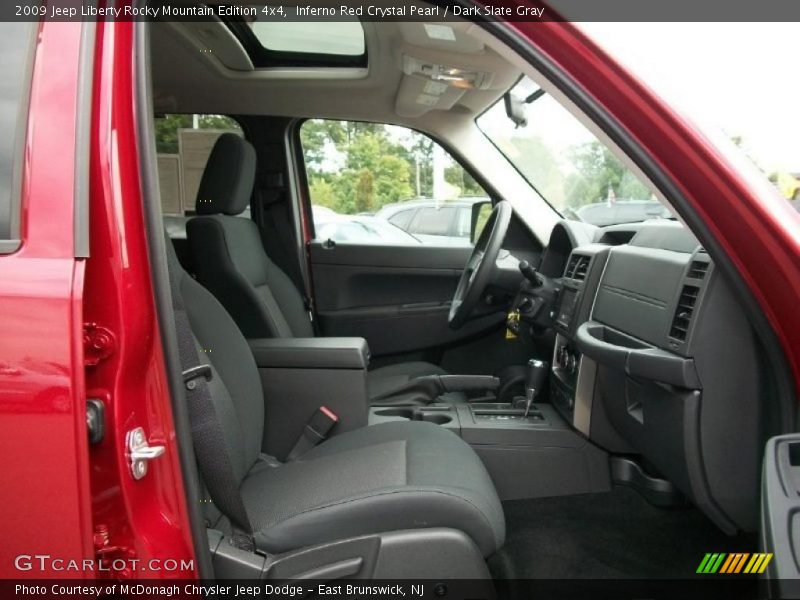 Inferno Red Crystal Pearl / Dark Slate Gray 2009 Jeep Liberty Rocky Mountain Edition 4x4