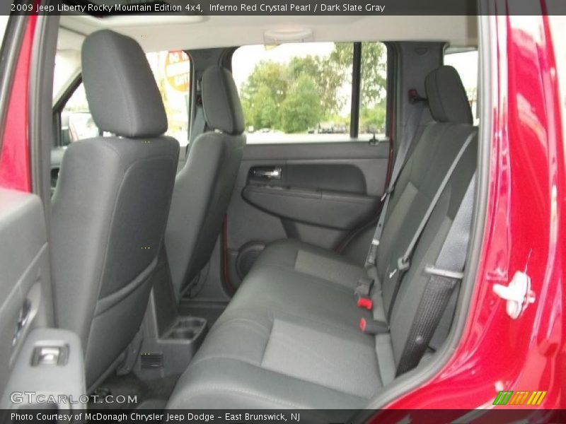 Inferno Red Crystal Pearl / Dark Slate Gray 2009 Jeep Liberty Rocky Mountain Edition 4x4