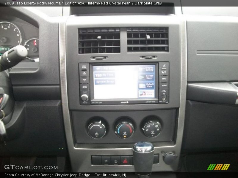 Inferno Red Crystal Pearl / Dark Slate Gray 2009 Jeep Liberty Rocky Mountain Edition 4x4